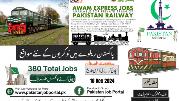 Pakistan Railways Jobs Dec 2024